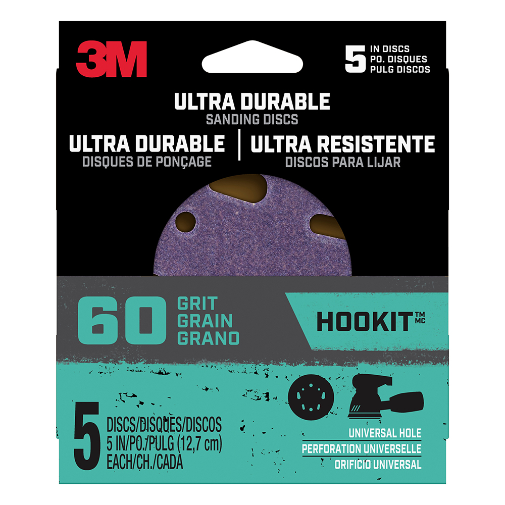 3M Ultra Durable 5 Inch 60+ Power Sanding Discs from GME Supply